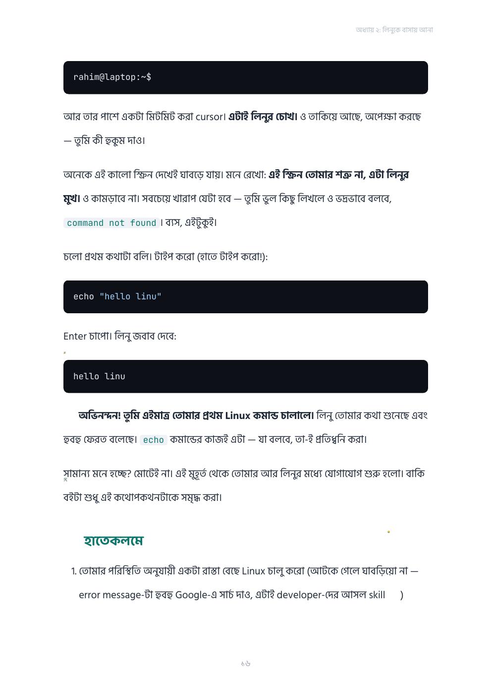 লিনুকে পোষ মানানো — ফ্রি প্রিভিউ পৃষ্ঠা 16