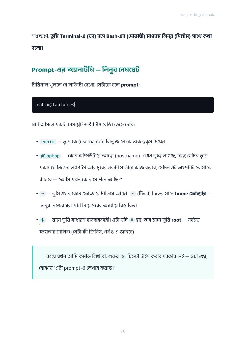 লিনুকে পোষ মানানো — ফ্রি প্রিভিউ পৃষ্ঠা 19