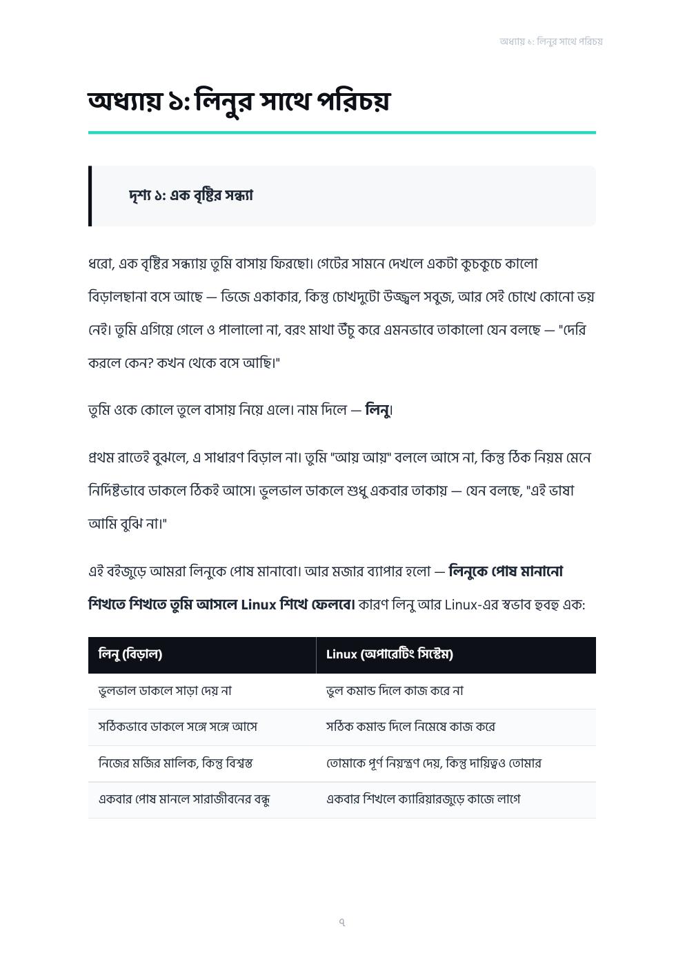 লিনুকে পোষ মানানো — ফ্রি প্রিভিউ পৃষ্ঠা 7